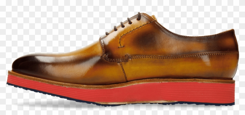 Derby Shoes Chris 1 Yellow Shade Brown Micro Mattone - Sneakers Clipart #1249737