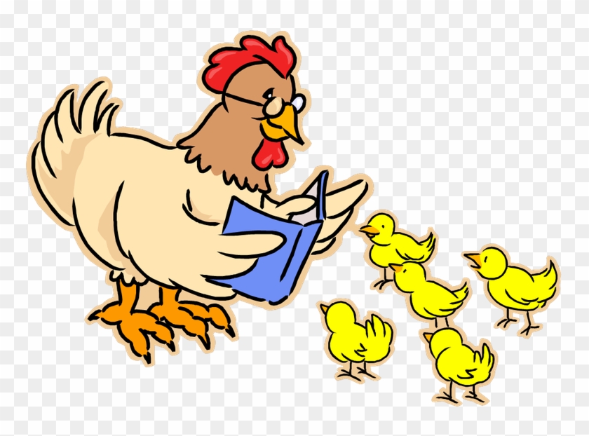 Poule Et Poussins Dessin , Png Download - Mother Hen Clipart