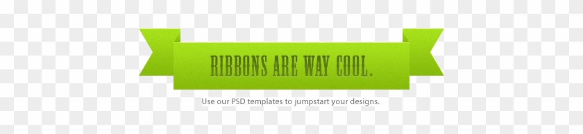 Ribbons Are Way Cool - Design Ribbons Green Clipart