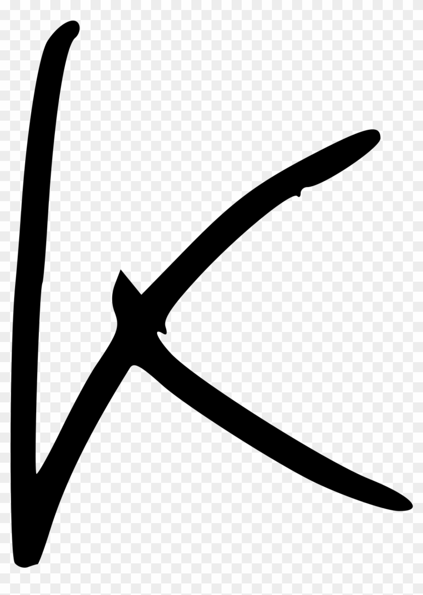 2100 X 2400 39 - Clipart Letter K - Png Download #1250177