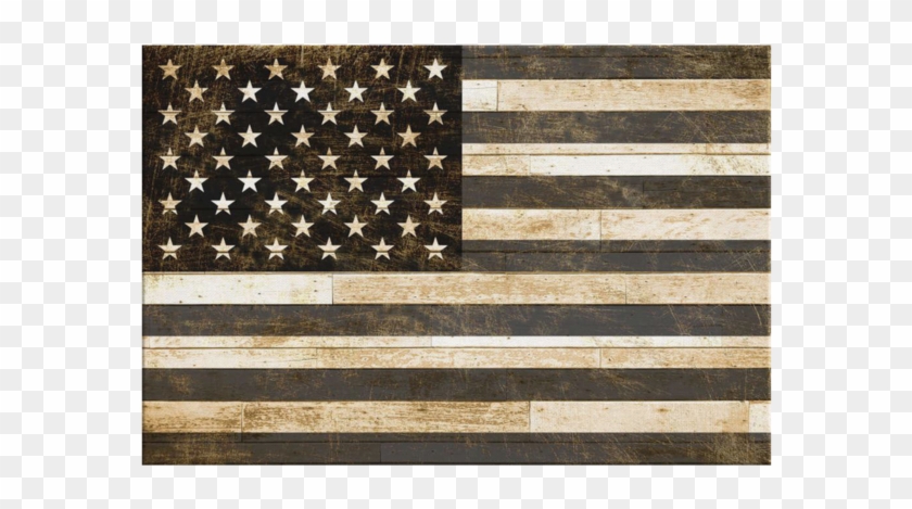 "black And White American Flag" Premium Canvas - Solberg–hunterdon Airport Clipart #1250255