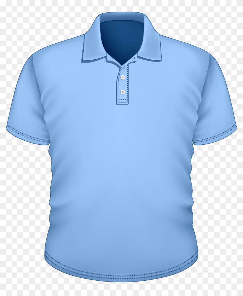 Male Blue Shirt Png Clipart - Tshirt Stock Photo Png Transparent Png