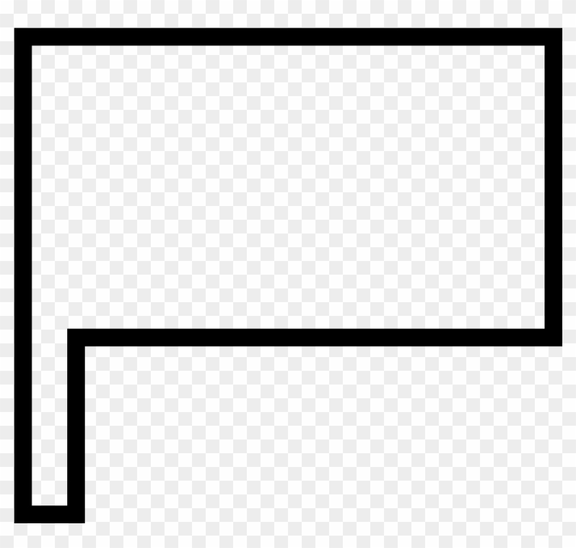 American Flag - Black-and-white Clipart