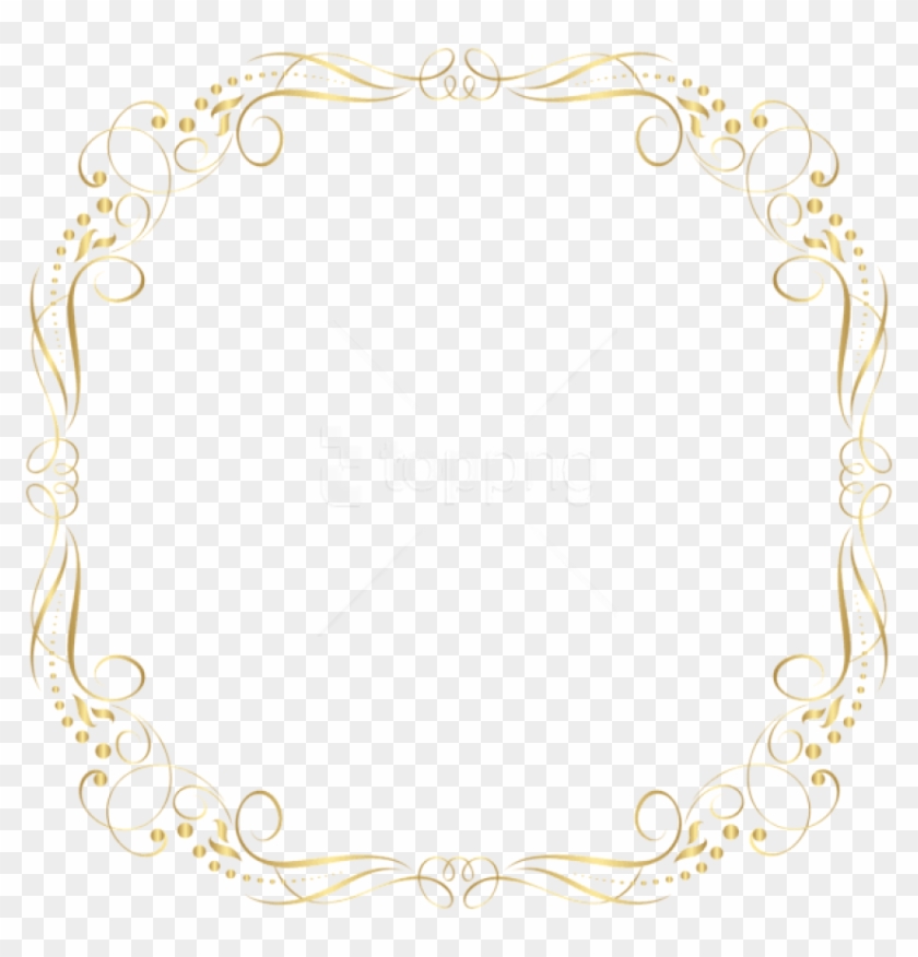 Free Png Download Border Frame Deco Clipart Png Photo - Circle Transparent Png #1250765