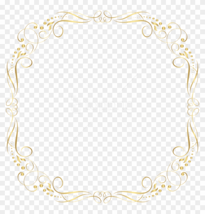 Free Png Download Border Frame Deco Clipart Png Photo - Circle Transparent Png #1250765