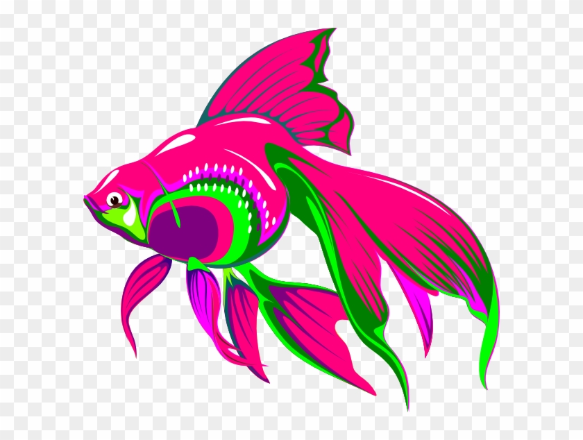 Big Fish Eating Small Fish Png - Clipart Rainbow Fish Png Transparent Png #1250766