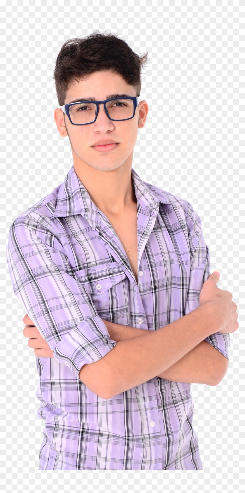 Young Man Wearing A Casual Shirt Png Image - Young Man Png Clipart