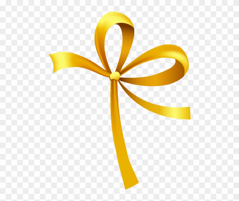 Pin By Downloadpng On Downlaod Png Images - Gold Gift Ribbon Vector Clipart #1250973