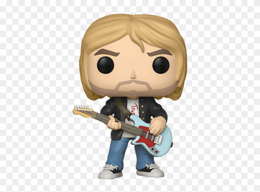Kurt Cobain 'live And Loud' Pop Vinyl Figure - Kurt Cobain Hot Topic Funko Clipart