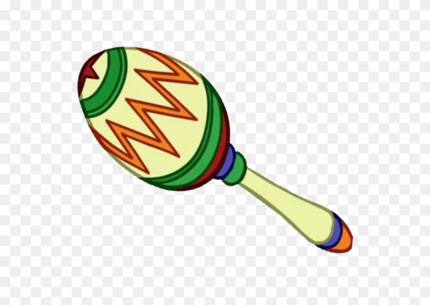 Maracas Picture Black And White Stock Clipart #1251432