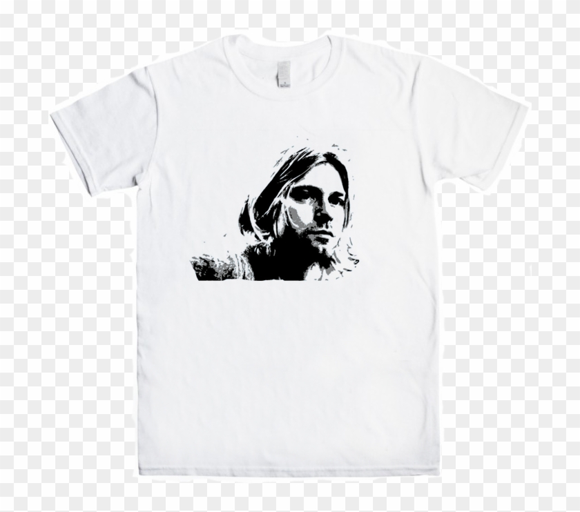 Kurt Cobain T-shirt - Camiseta No Es No Clipart