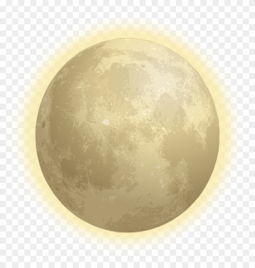 Terrestrial World - Bulan Bersinar Png Clipart