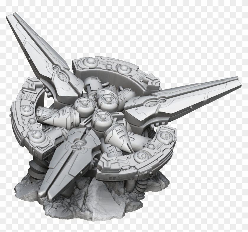 These Structures Are Able To Project Destructive Energy - Statue Clipart #1251585