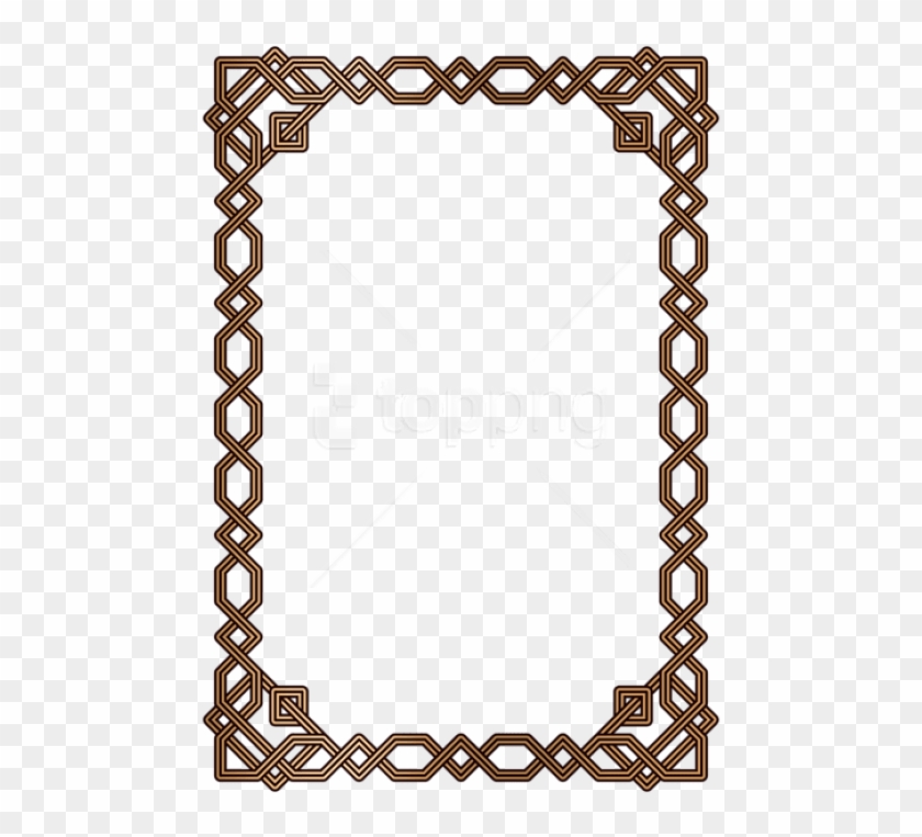 Free Png Download Decorative Border Frame Clipart Png - Rectangle Decorative Frame Vector Transparent Png