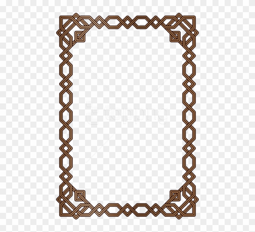 Free Png Download Decorative Border Frame Clipart Png - Rectangle Decorative Frame Vector Transparent Png #1251627