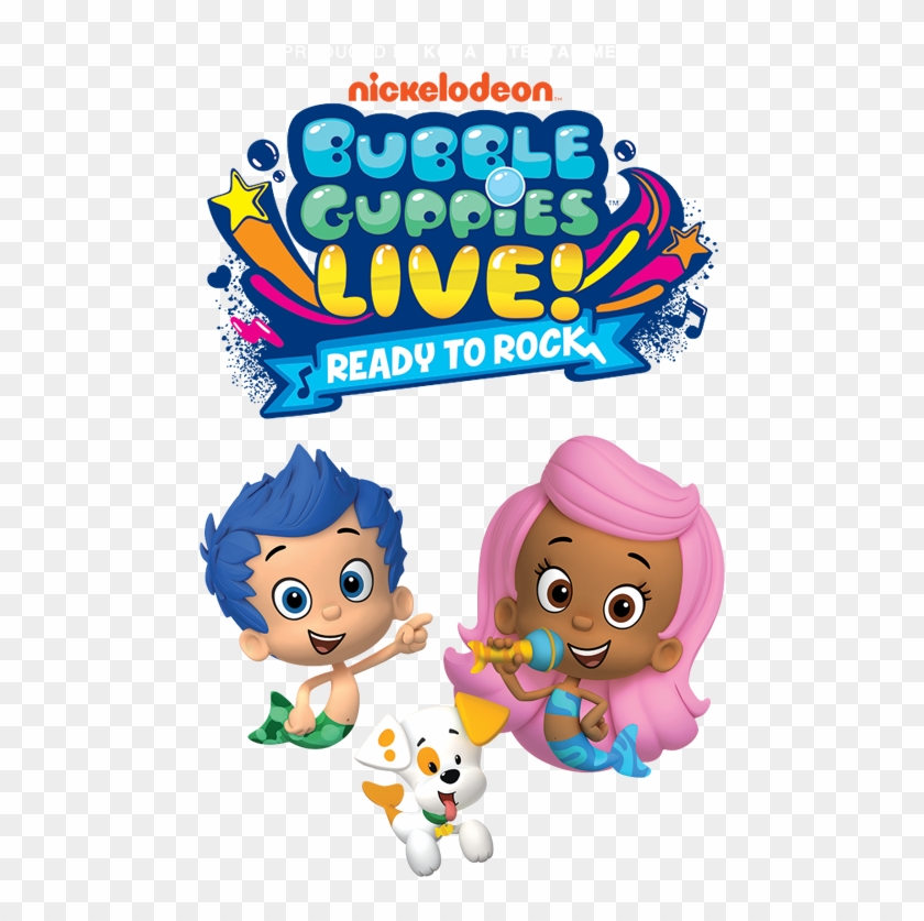Agency / - Bubble Guppies Live Ready To Rock Logo Clipart #1252134