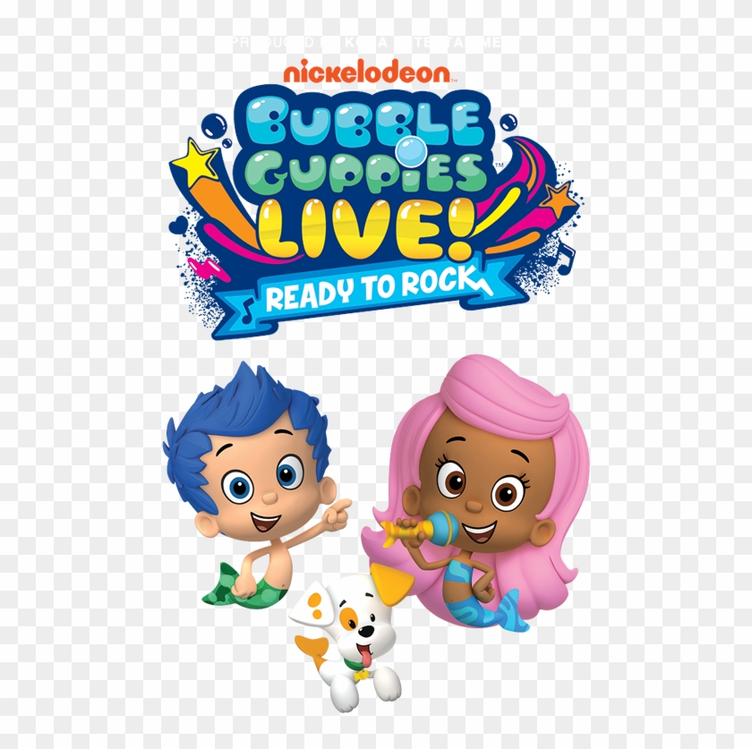 Agency / - Bubble Guppies Live Ready To Rock Logo Clipart