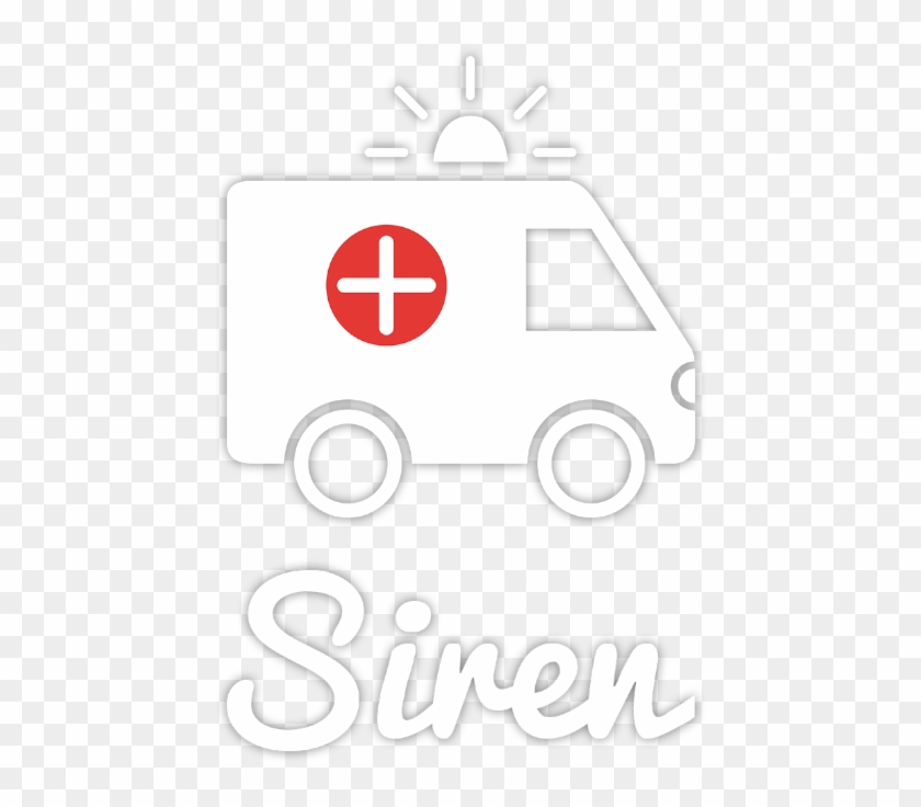 Banner Black And White Library Ambulance Clipart Siren - Easy Love - Png Download #1252189