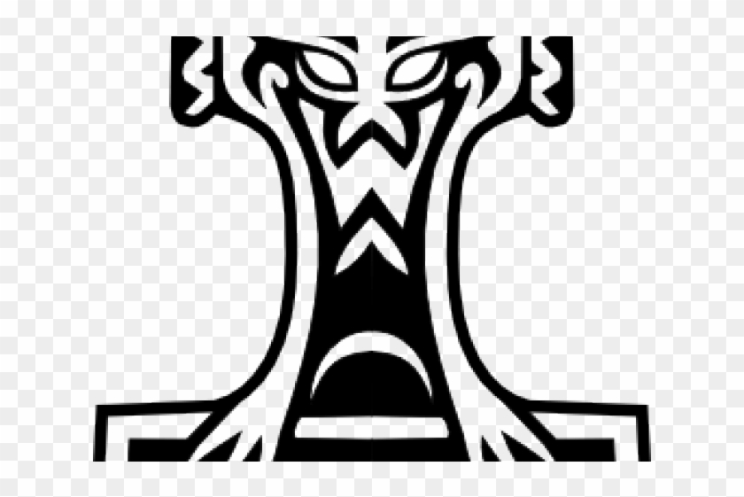 Thor Clipart Thor's Hammer - Png Download #1252353