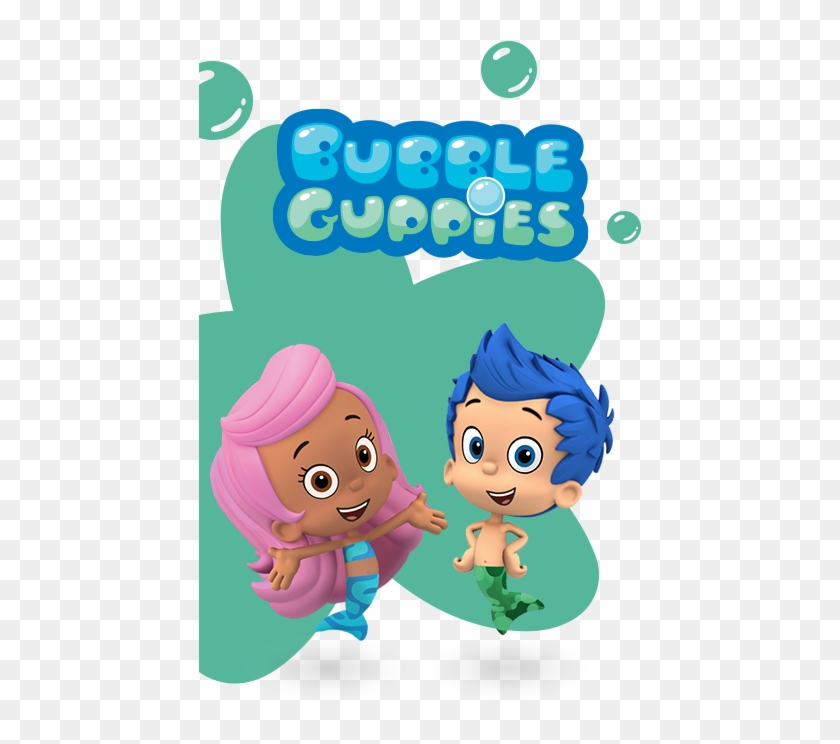 Background Art Nick Jr, Bubble Guppies, Guppy, Full - Bubble Guppies Clipart