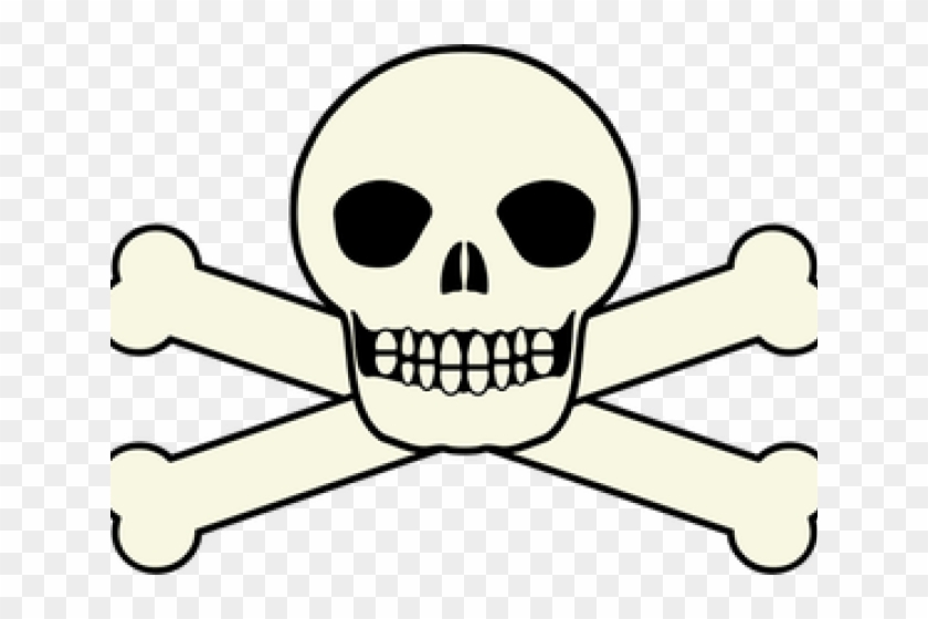 Skeleton Head Clipart Pirate Skull - Death Skeleton Head - Png Download #1252463