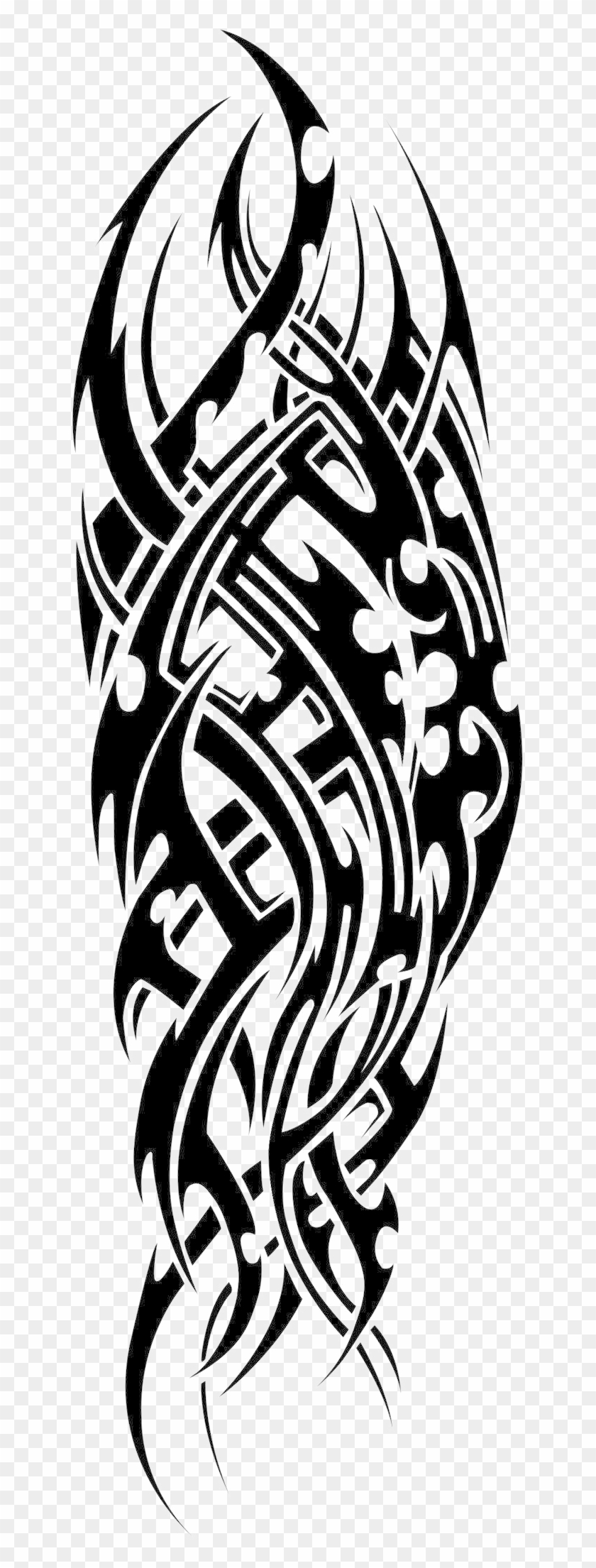 Picsart Tattoo Png Picture - Full Hand Tattoo Png Clipart #1252596