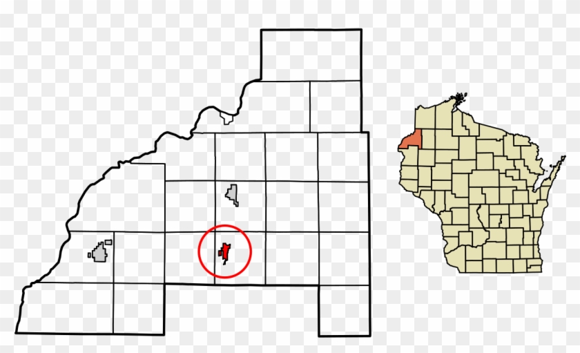 Burnett County Wisconsin Incorporated And Unincorporated - Wisconsin Clipart #1252626