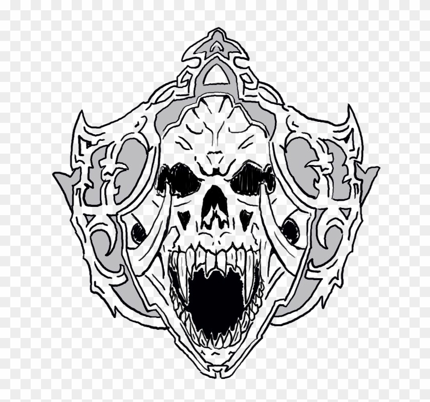 Skull Tattoo Transparent Background Png - Skull Tattoos No Background Clipart