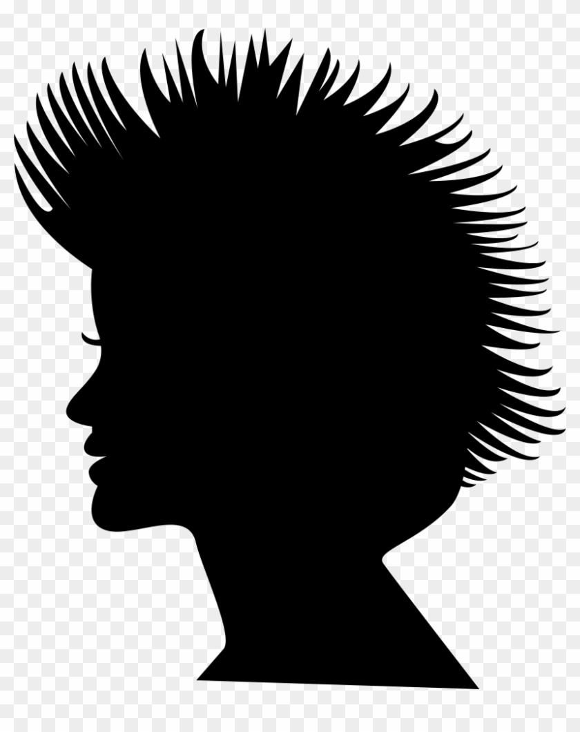 Short Hair On Female Head Silhouette Comments - Silhouette Clipart