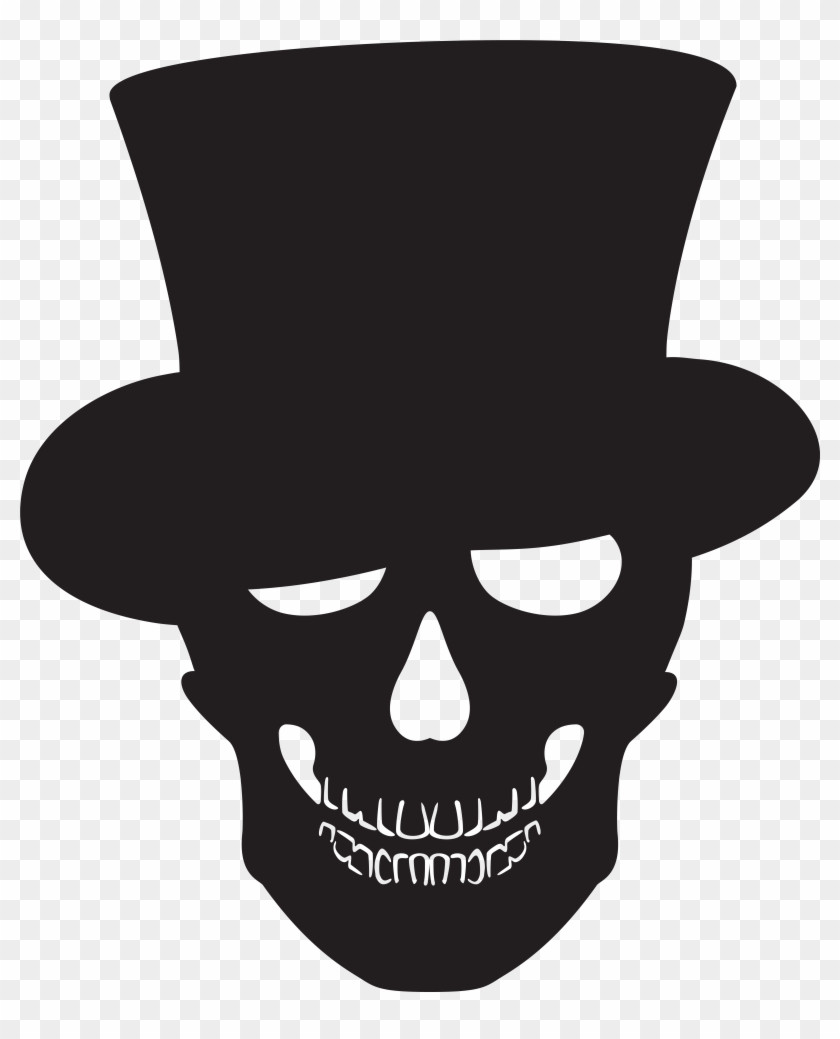 Halloween Skull Silhouette Png Clip Art Transparent Png #1253232