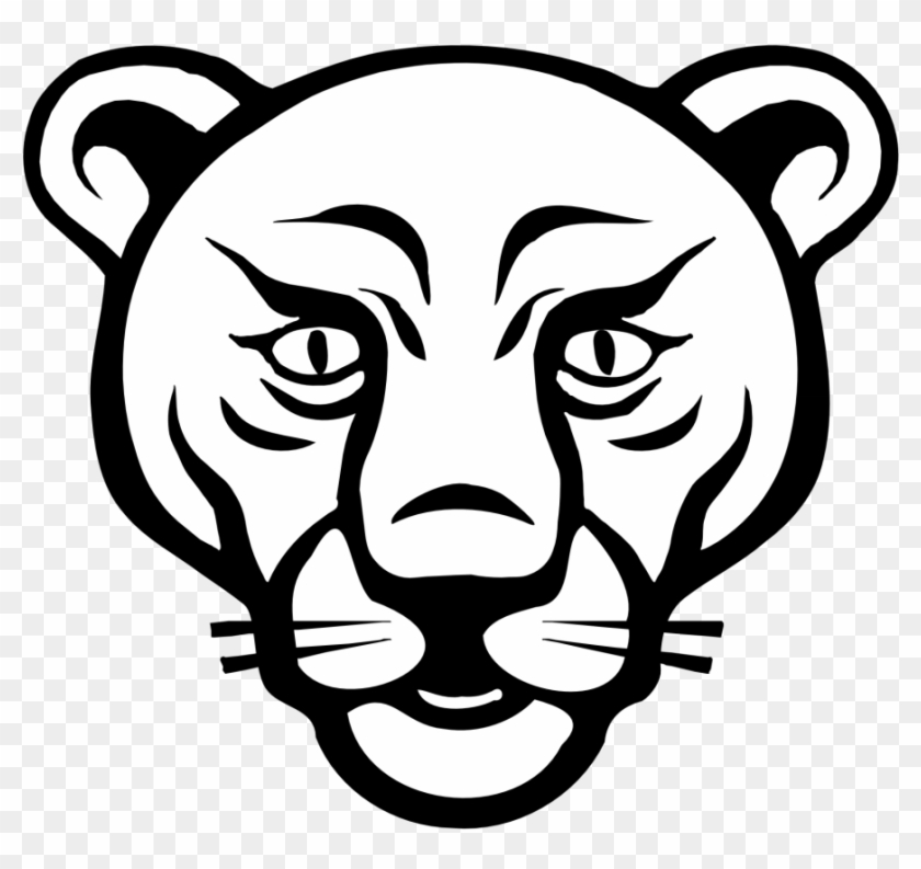 Picture Free Stock Line Drawing At Getdrawings Com - Panther Clip Art Black And White - Png Download #1253238