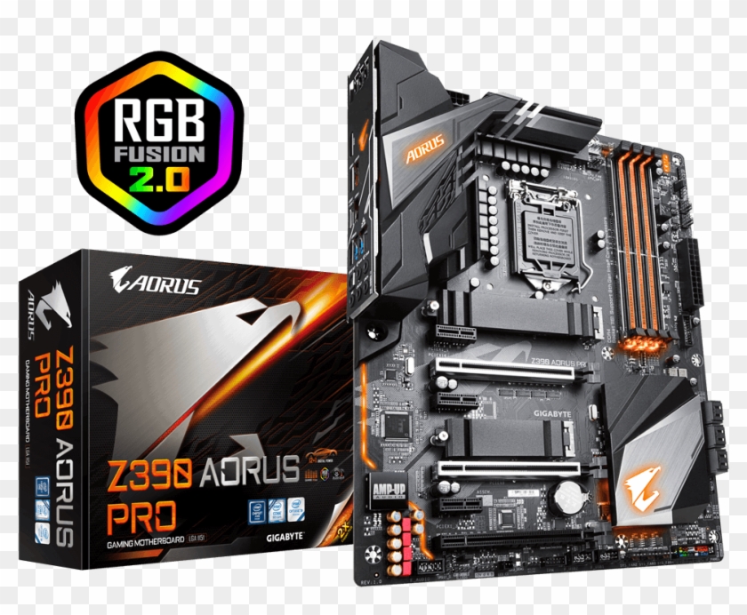 1 - 0) - Motherboard - Gigabyte Global - Gigabyte Ga Z390 Aorus Pro Clipart