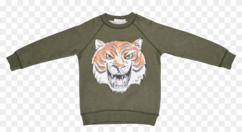 Stella Mccartney Kids Billy Sweater Tiger Face - Sweater Clipart #1253439