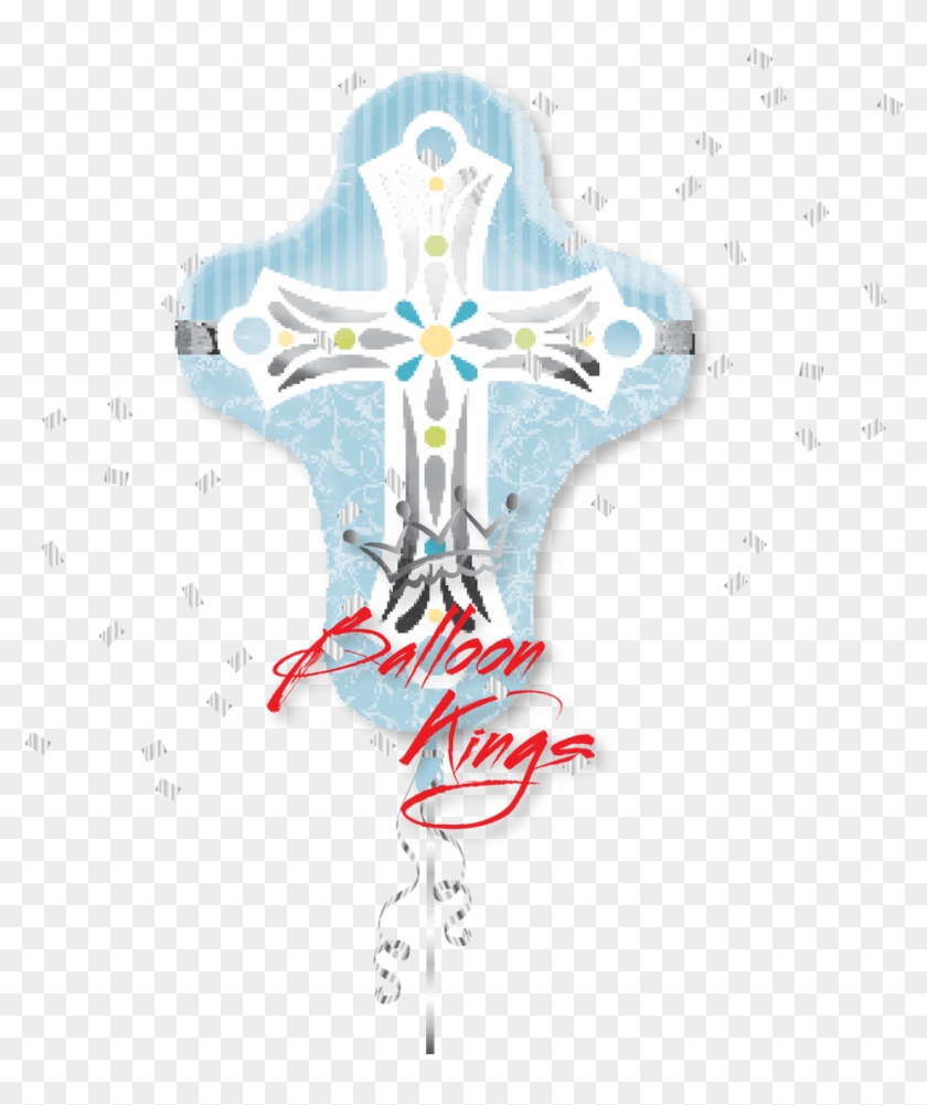Blue Cross - Cross For Baptism Clipart