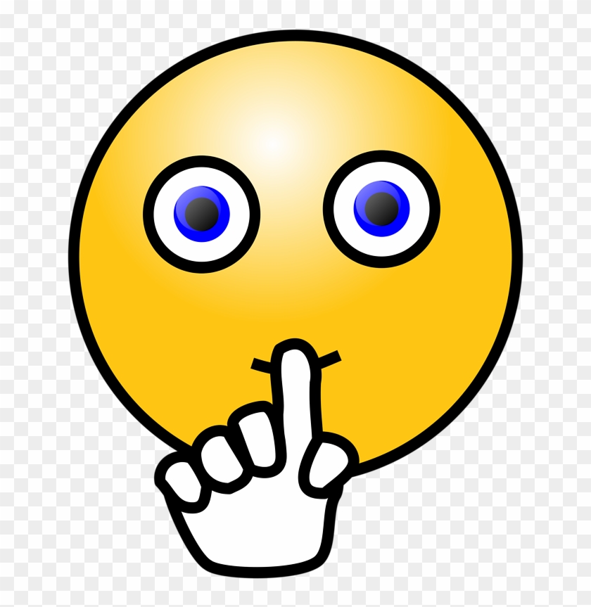 Smiley Free Stock Photo Illustration Of A Yellow Smiley - Quiet Clipart - Png Download