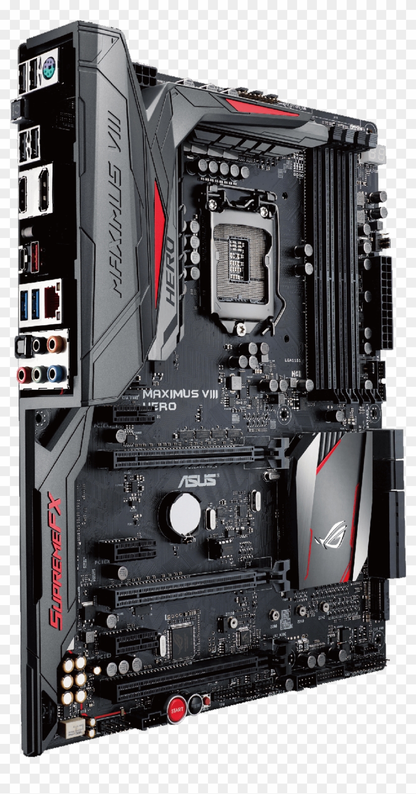 Rog's Atx Gaming Motherboard Is Honed And Optimized - Asus Maximus Viii Ranger Code 04 Clipart #1253858