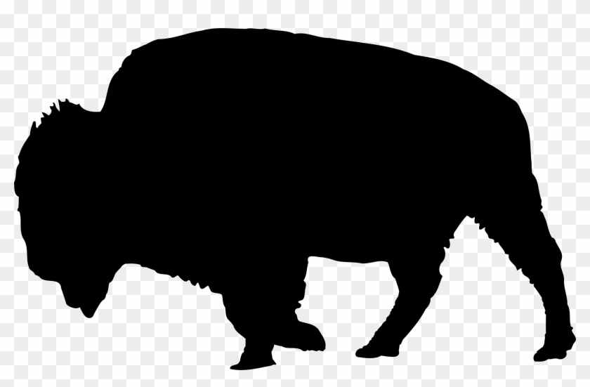 American Photo - Bison Silhouette Clip Art - Png Download #1253980