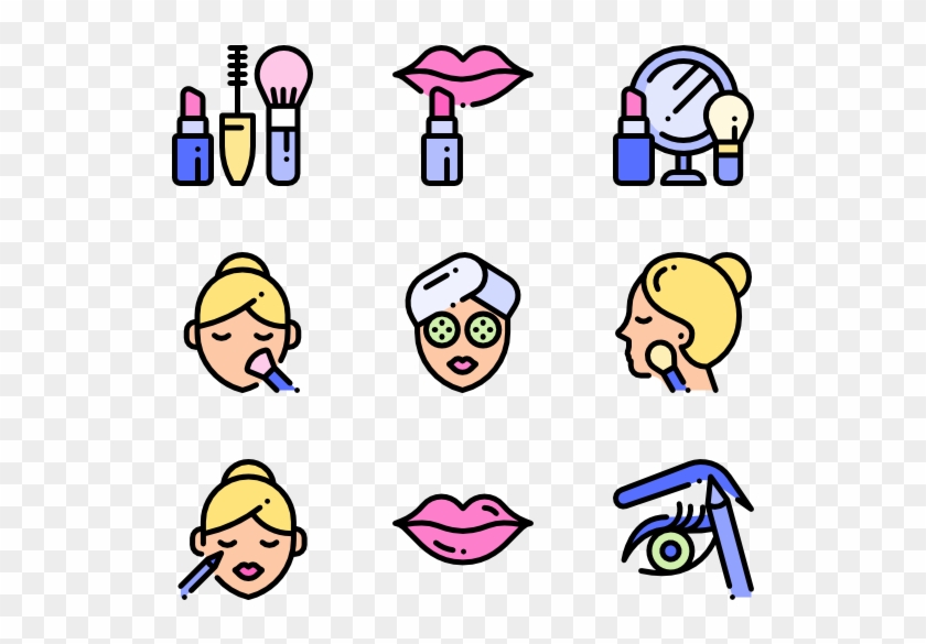 Makeup - Makeup Icon Png Clipart #1254100