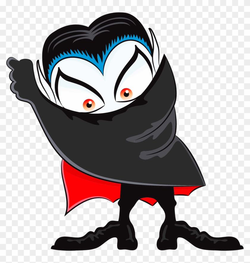 Cute Halloween Vampire Clipart - Halloween Vampire Clipart - Png Download #1254374