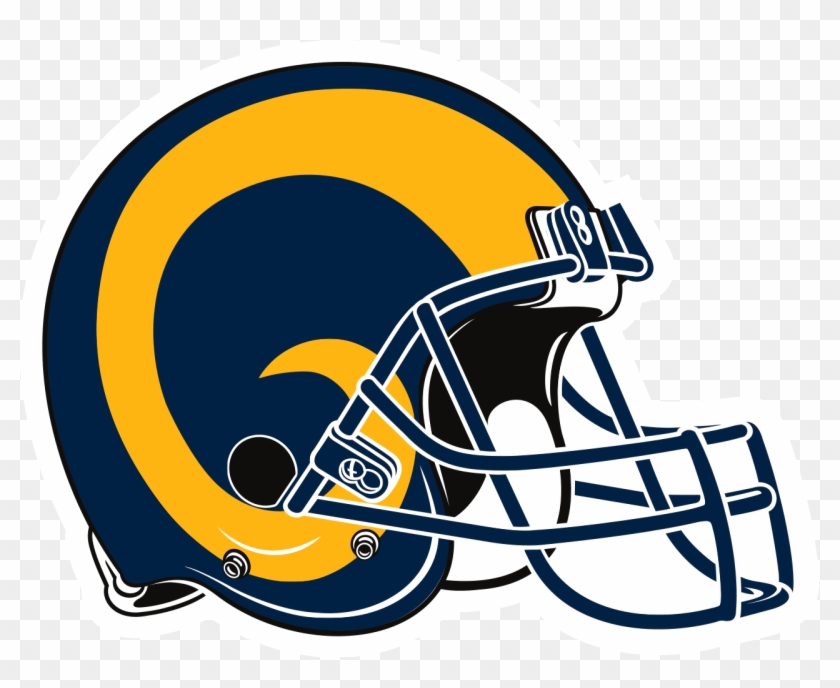 Filenfl Rams Classical Helmet - Los Angeles Rams Helmet Logo Clipart #1254657