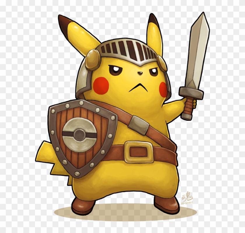 What Other Pikachu Dress Up Would Be Fun To Draw By - Pikachu Knight Clipart #1254703