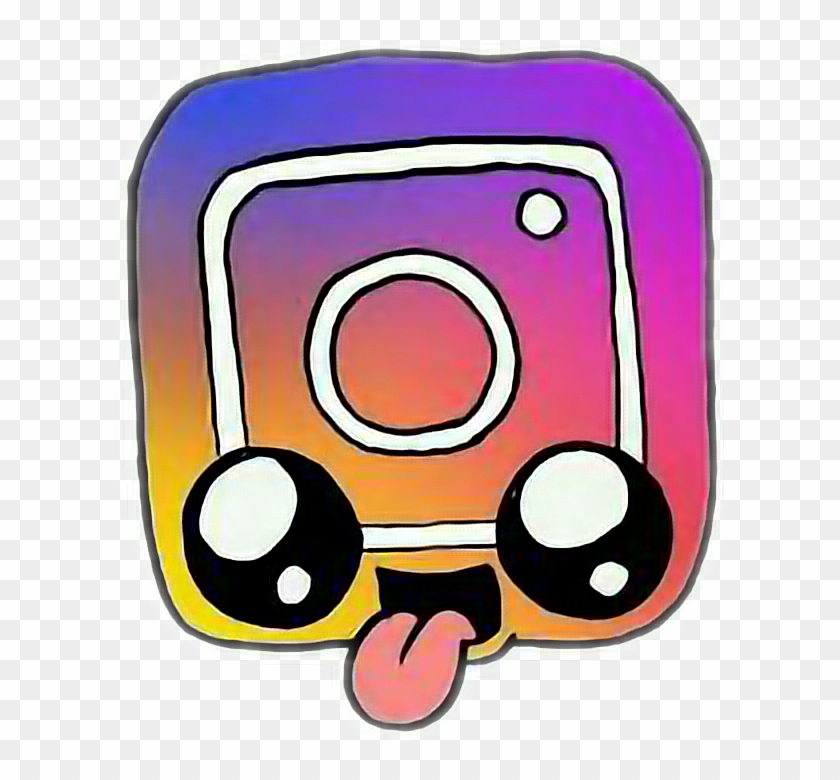 Kawaii Sticker By Alena Myxuna - Logo De Instagram Kawaii Clipart