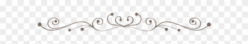 Decorative Line Black Clipart Divider - Png Download