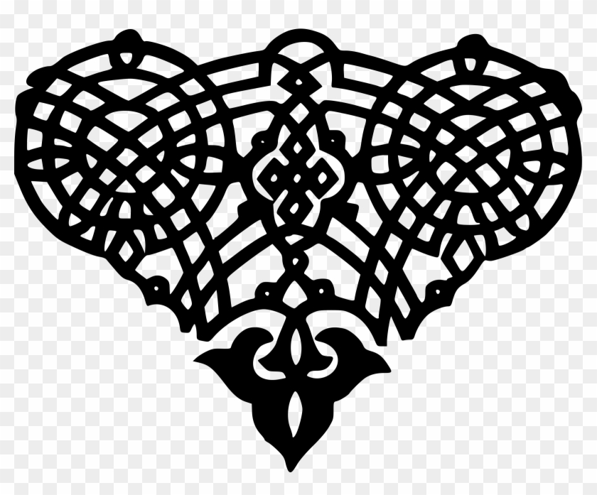 Source - Openclipart - Org - Report - Decorative Line - Clipart Black And White Wildflower Dividers - Png Download