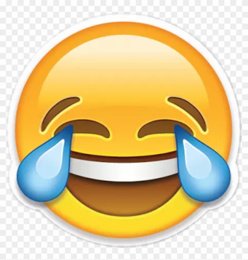 Emoji Tumblr Funny Cute 😂😂😂😂 - Crying Laughing Emoji Png Clipart #1254894