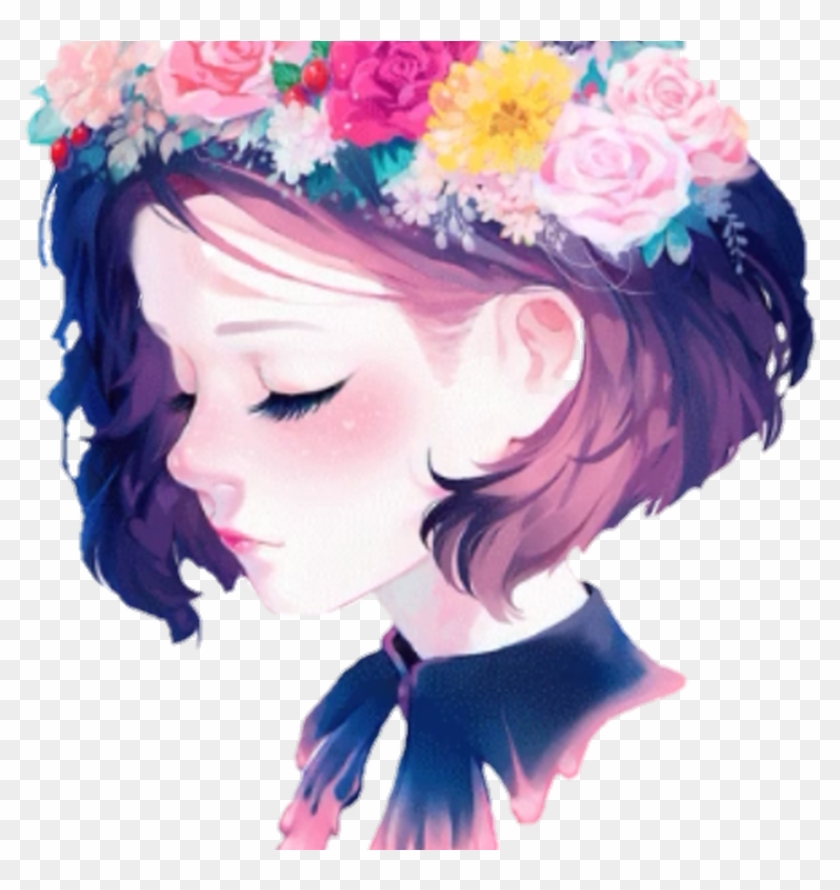 Tumblr Tumblrgirl Girl Kawaii - Little Girl Drawing Clipart