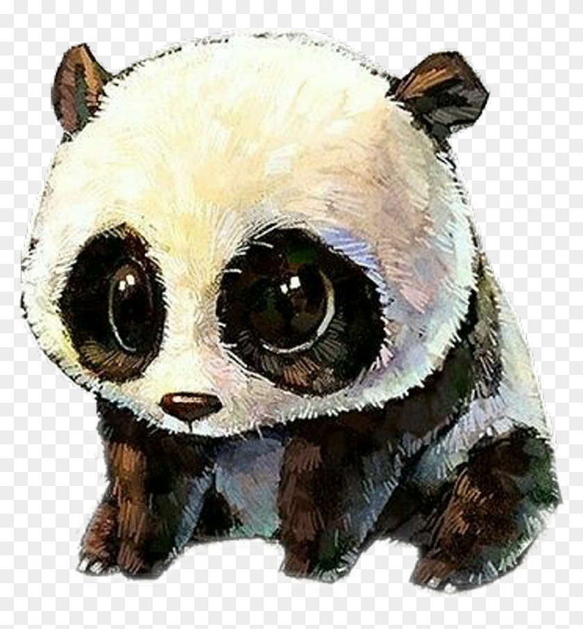 Panda Panda Pandinha Tumblr Fofo Lindo Kawaii Clipart #1255665