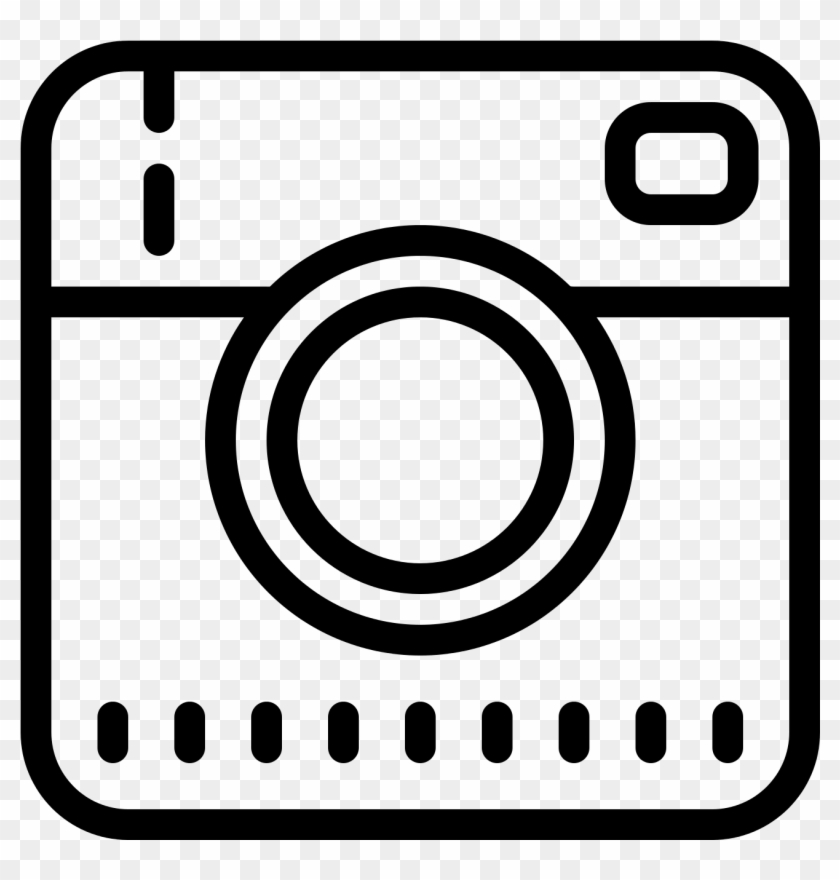 How To Use Instagram - Old Instagram Logo Black And White Clipart #1255712