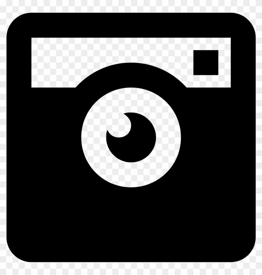 Instagram Icon Font Wwwpixsharkcom Images Galleries - Black Icon Clipart #1255810