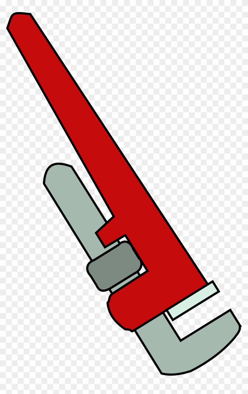 Pipe By Bnielsen A On Openclipart Card - Pipe Wrench Clip Art - Png Download #1255813